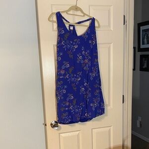Old Navy Blue Floral Mini Dress